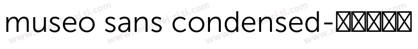 museo sans condensed字体转换